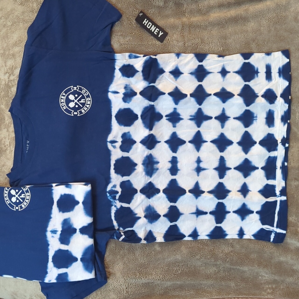 NWT Honey Brand tie dye t shirt
